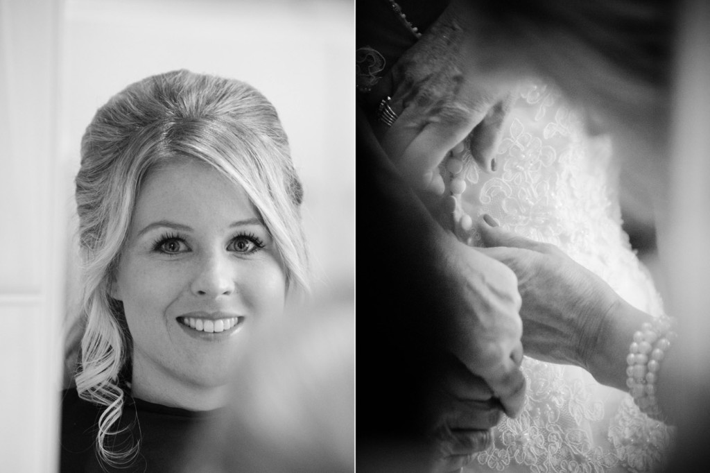 foto van een bruidspaar tijdens een bruiloft door bruidsfotograaf Kirstin Kraaijveld uit Hellevoetsluis
