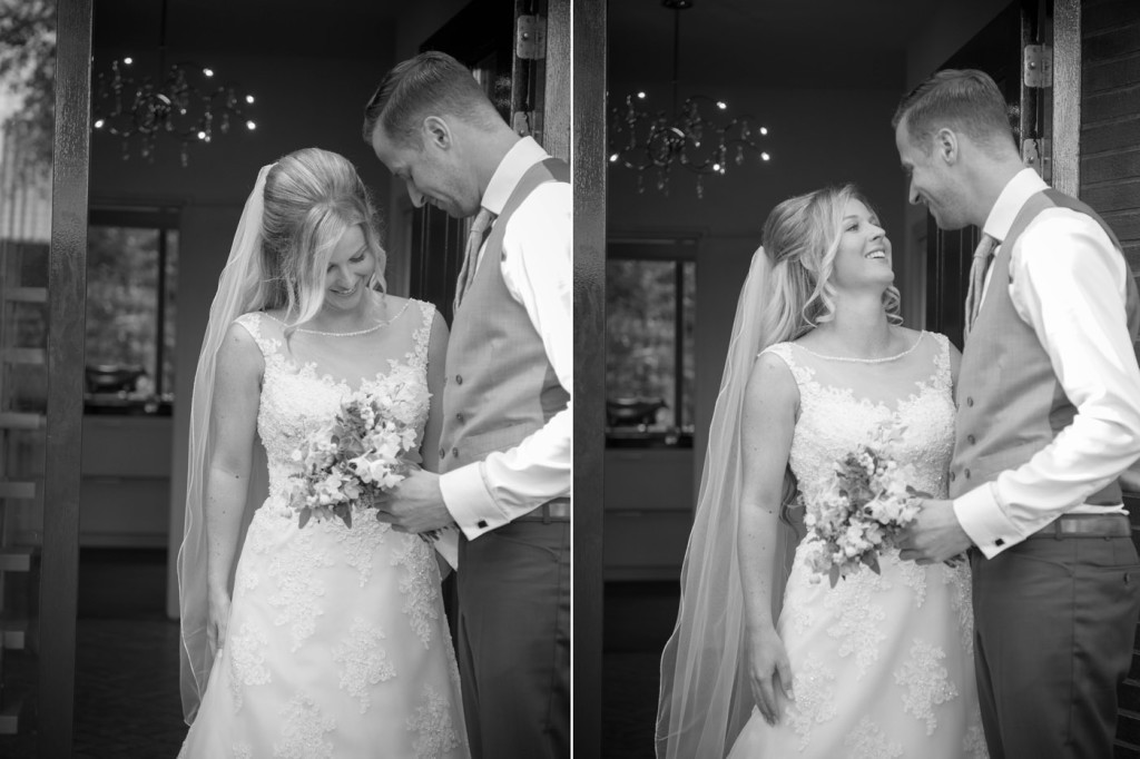 foto van een bruidspaar tijdens een bruiloft door bruidsfotograaf Kirstin Kraaijveld uit Hellevoetsluis