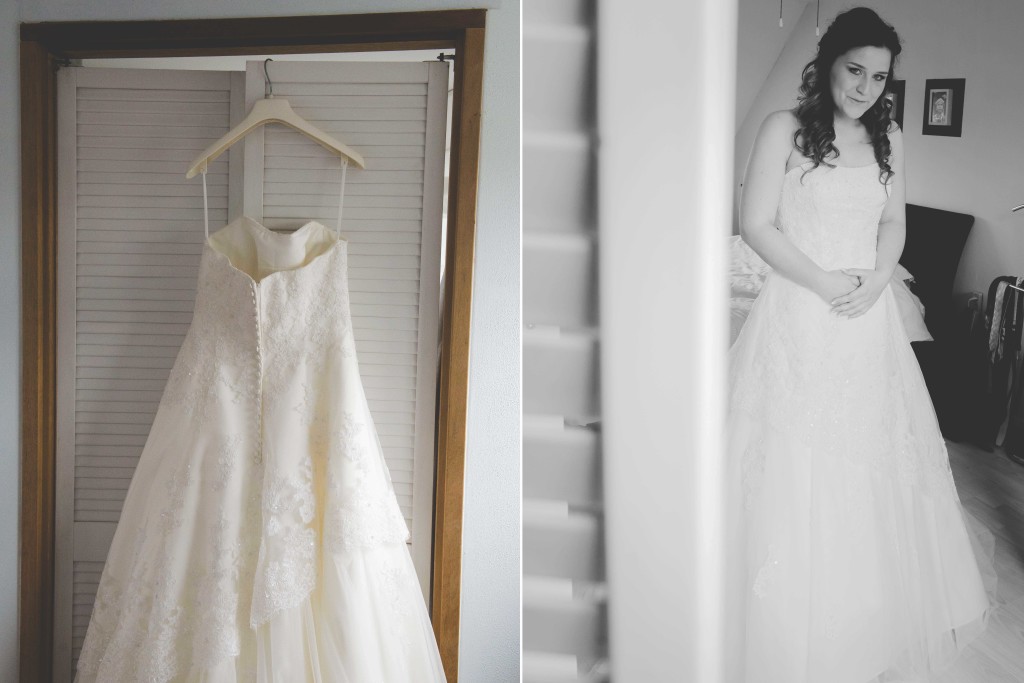 foto van een bruidspaar tijdens een bruiloft door bruidsfotograaf Kirstin Kraaijveld uit Hellevoetsluis