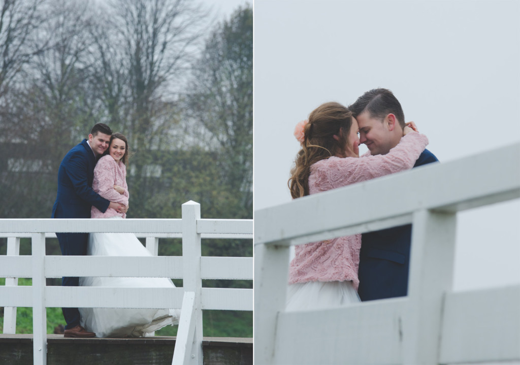 foto van een bruidspaar tijdens een bruiloft door bruidsfotograaf Kirstin Kraaijveld uit Hellevoetsluis