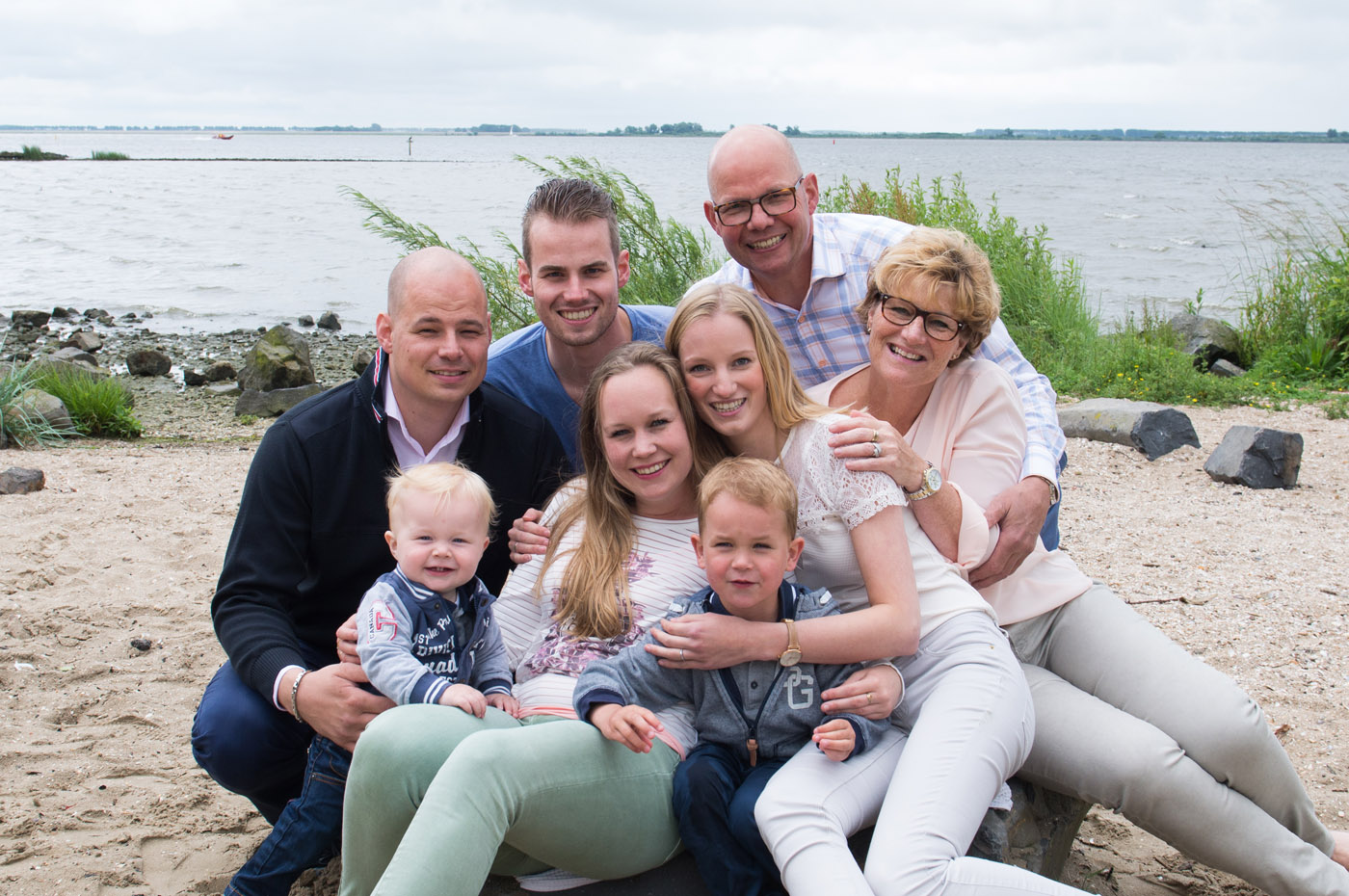 groepsfotografie, familiereportage Hellevoetsluis